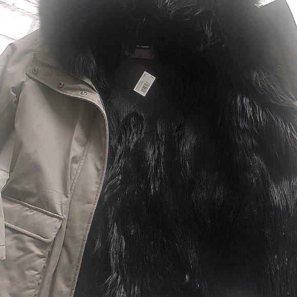 NWT The Kooples Faux Fur Lined Hooded Parka - Picture 7 of 10